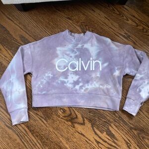 Calvin Klein performance cropped sweatshirt